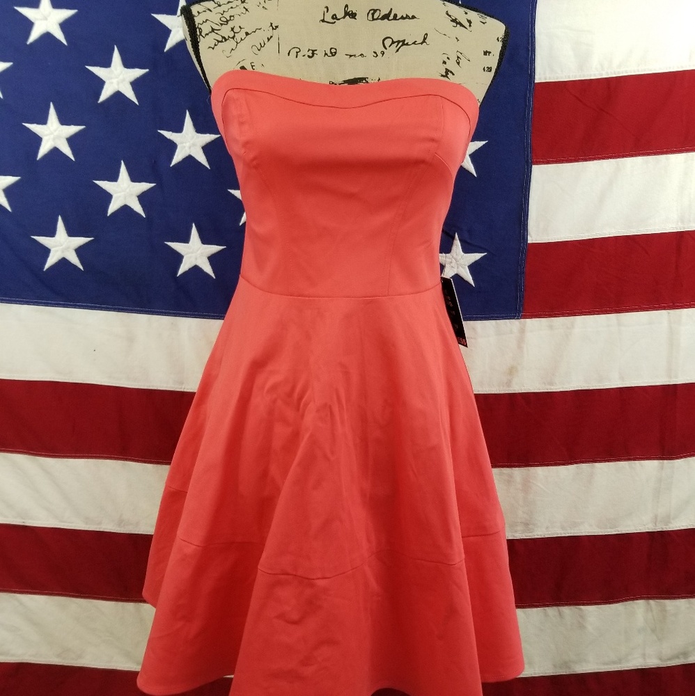 NWT Express Pink Haulter Mini Dress 2 in 1 Size 4